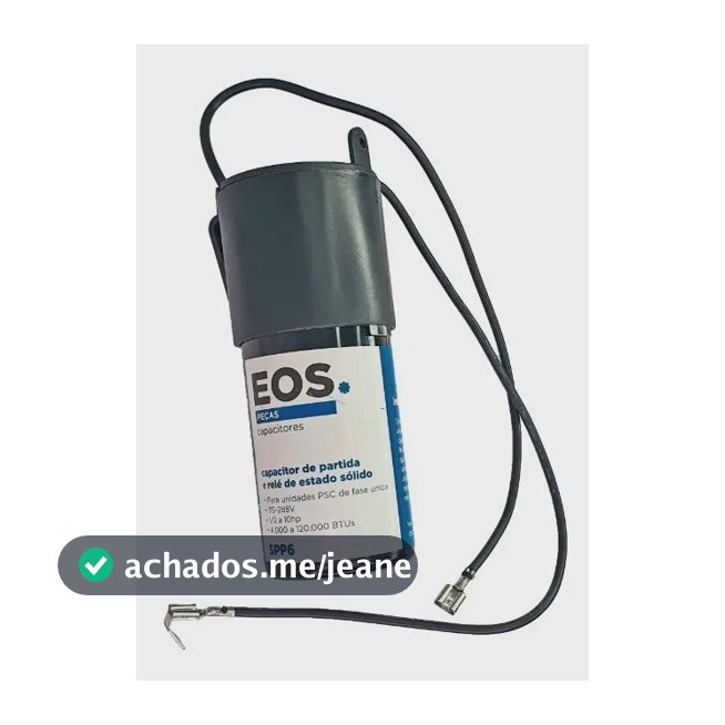 Kit Start Capacitor Partida Destravar Compressor Ar Split