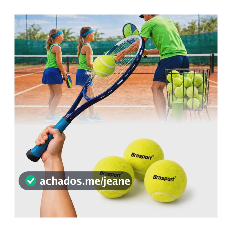 Kit 3 Bola De Tênis Bolinhas Tennis Profissional Treinamento Treino Competição Alta Durabilidade Bolas Para Quadra Saibro Piso Rápido Clubes Aulas Jogadores Iniciantes E Avançados Premium