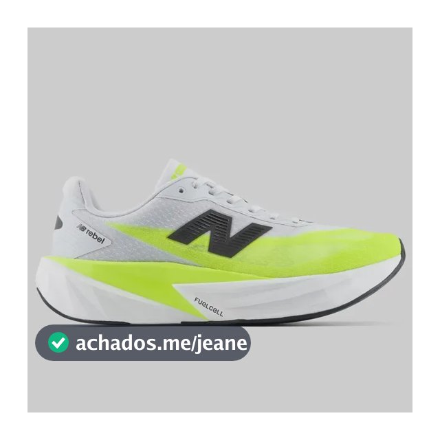 Tênis New Balance Fuelcell Rebel V5 Gelo Verde Masculino Branco-verde Liso 42 Br