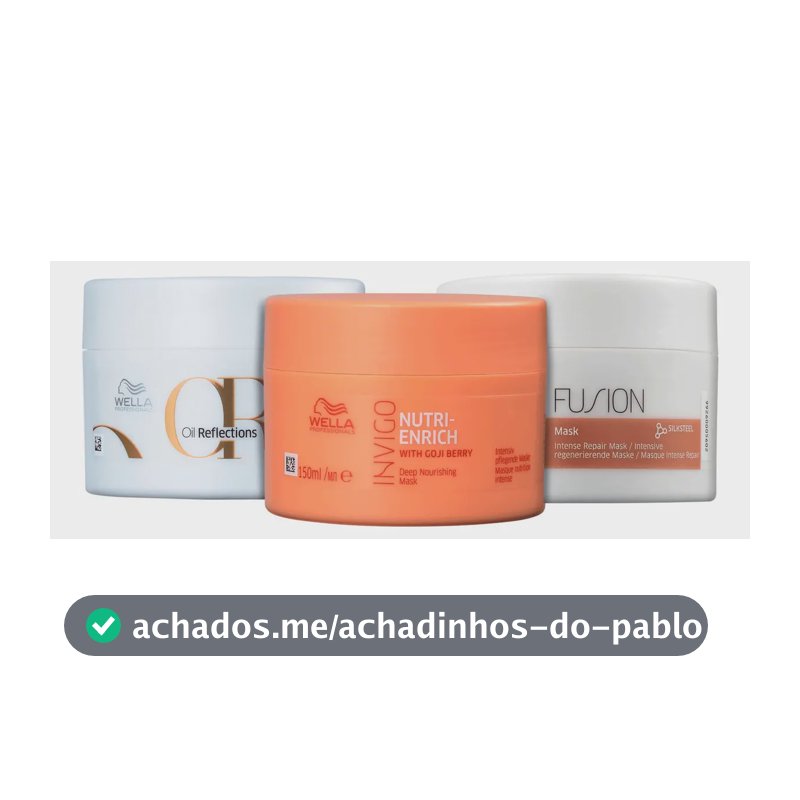 Kit Wella Cronograma Capilar Fios Perfeitos (3 Produtos) Blz