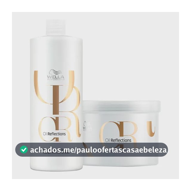 Kit Wella Professionals Oil Reflections Shampoo E Máscara