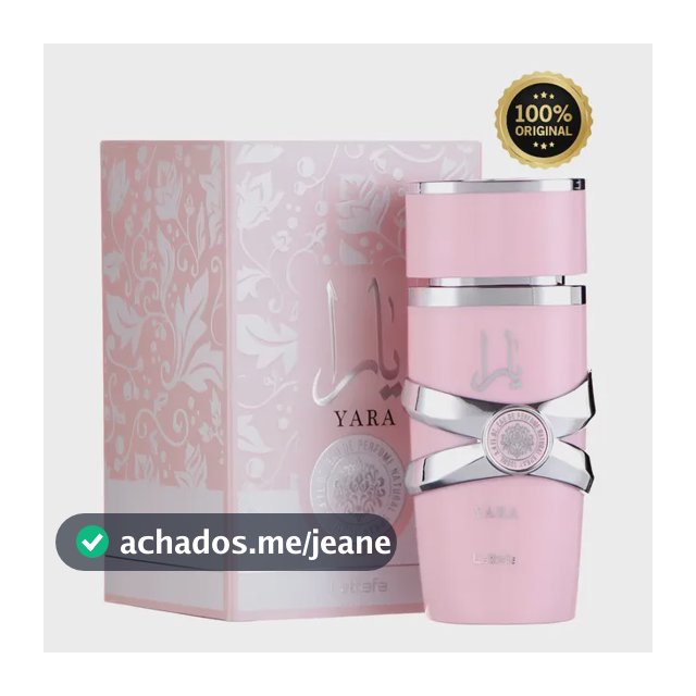 Perfume Árabe Feminino Yara Lattafa Eau De Parfum 100 Ml