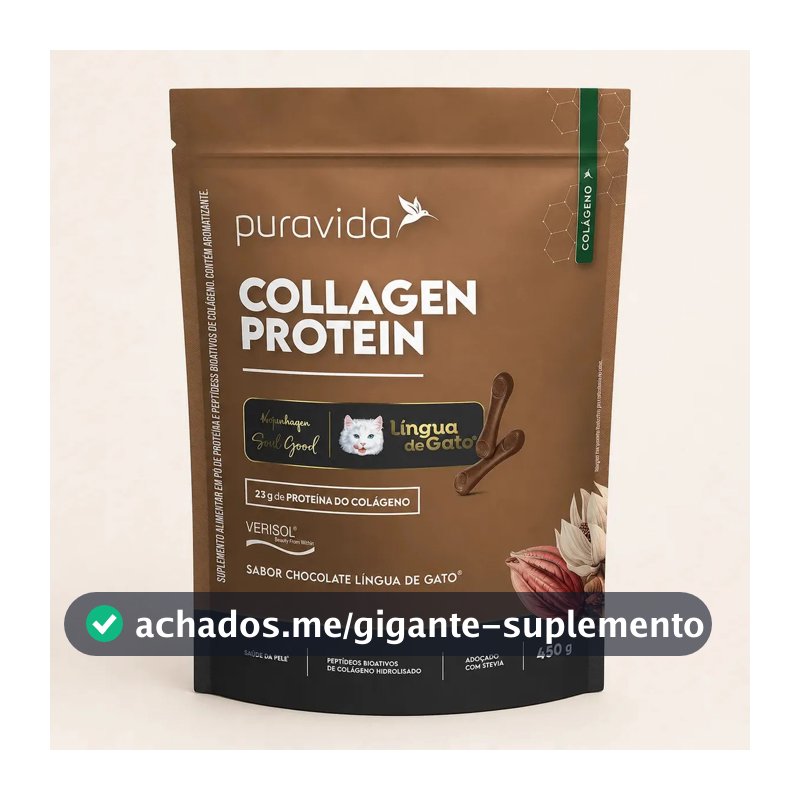 Colágeno Pura Vida Premium em pó sabor Chocolate x 450g