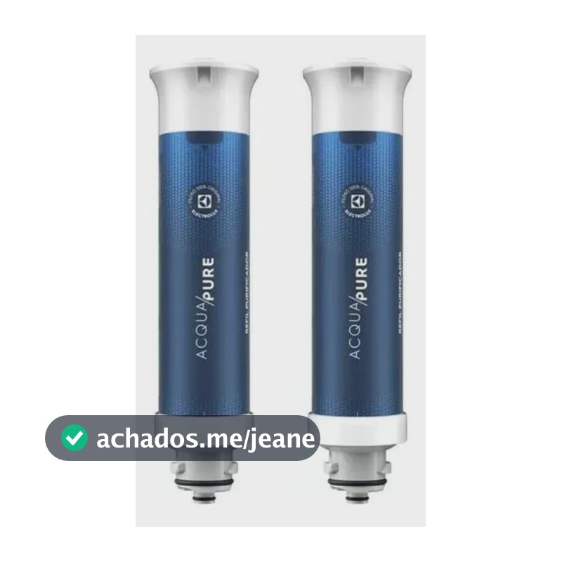 Kit 2 Filtro Refil Purificador Acqua Pure Electrolux Pe15x Cor Branco