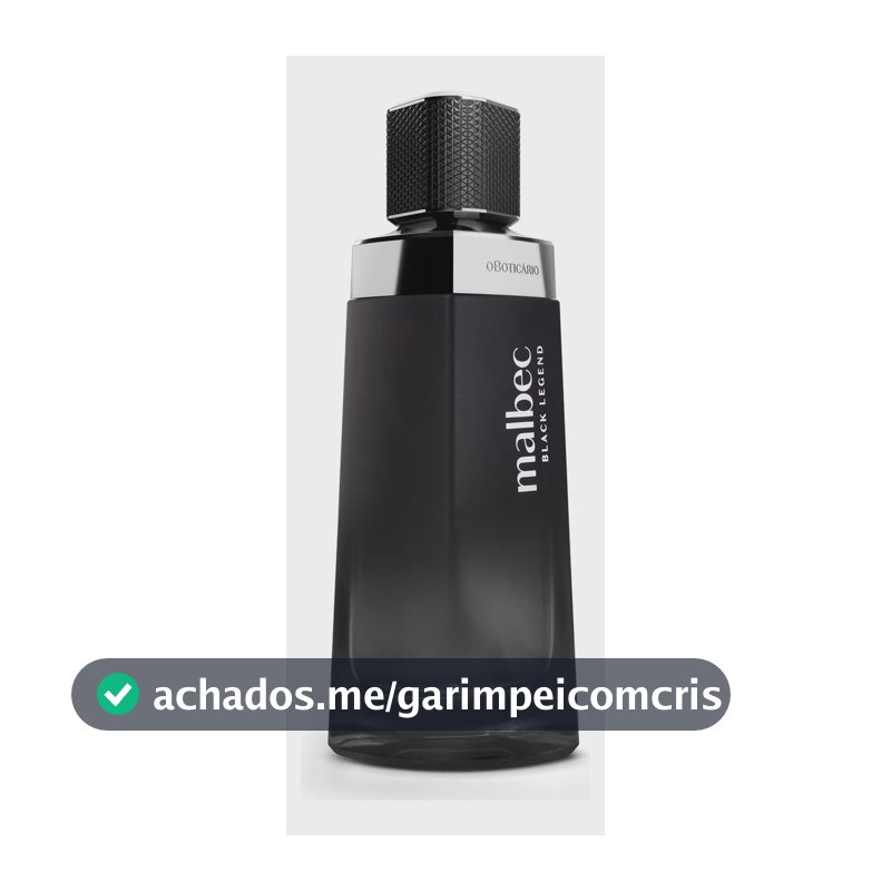 Boticário Malbec Black Legend Colônia Desodorante 100ml