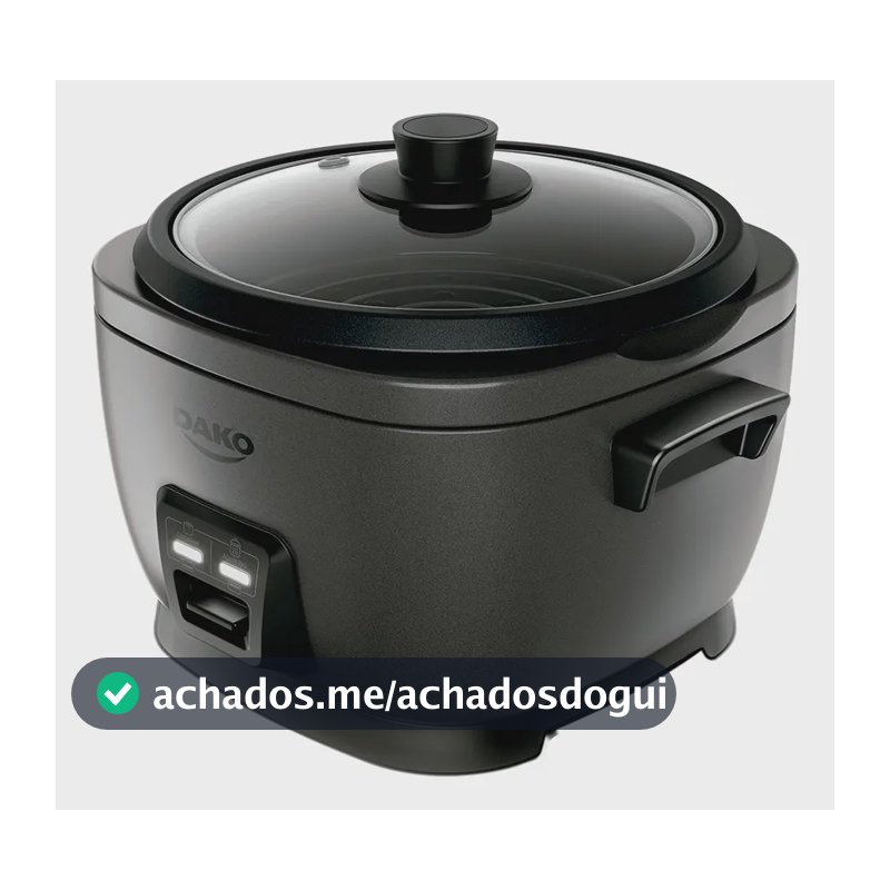 Panela De Arroz Elétrica Dako 700w Com 4 L 10 Xícaras Cinza Cor Cinza-escuro Frequência 60 Hz