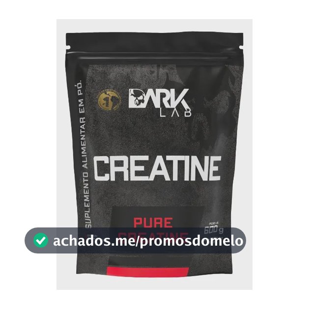 Creatina Dark Lab Premium Pure em pó Sem sabor x 600g