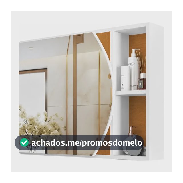 Armário De Banheiro C/ Espelho Prateleira Carolina