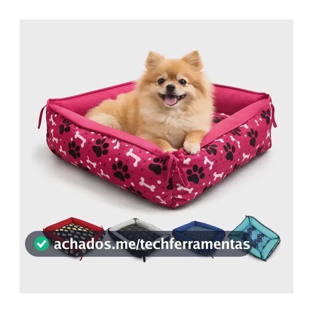Caminha Pet Pra Cachorro Raça Pequena Gato Impermeável Zíper