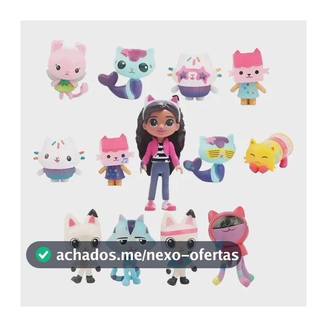 Kit 13 Miniaturas Personagens A Casa Da Gabby Colecionáveis