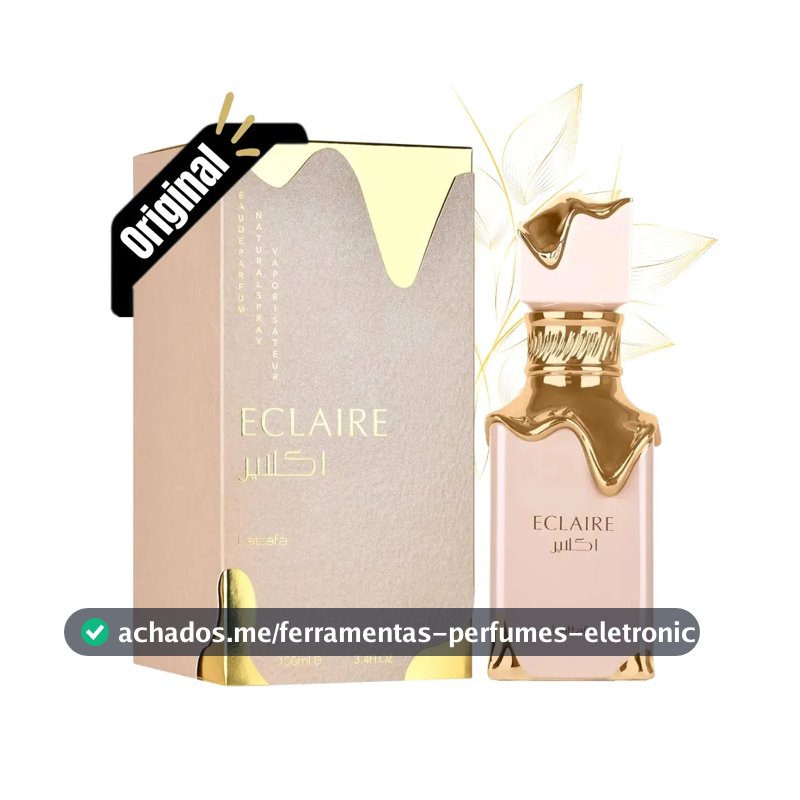 Perfume Árabe Eclaire Eau De Parfum Lattafa 100ml Feminino 100% Original Com Nf