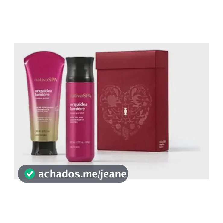 Kit Nativa Spa Orquídea Lumière Amor 2026 - O Boticário