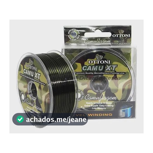 Linha Camu Xt 0,40mm 43,1lb 250m Monofilamento