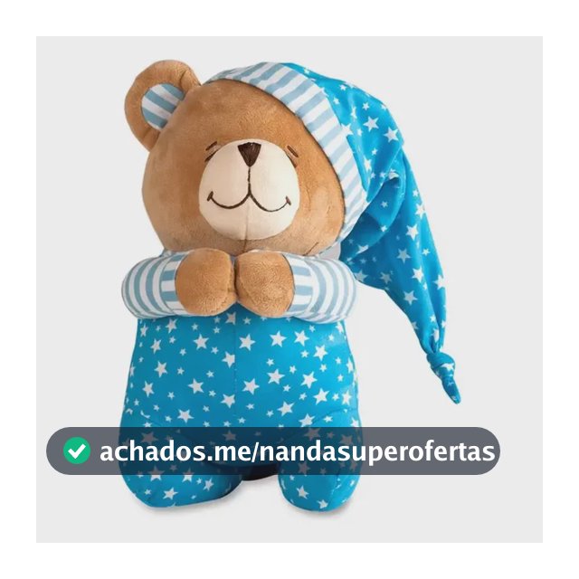 Ursinho Que Reza Pai Nosso Anjo Da Guarda Urso De Pelúcia