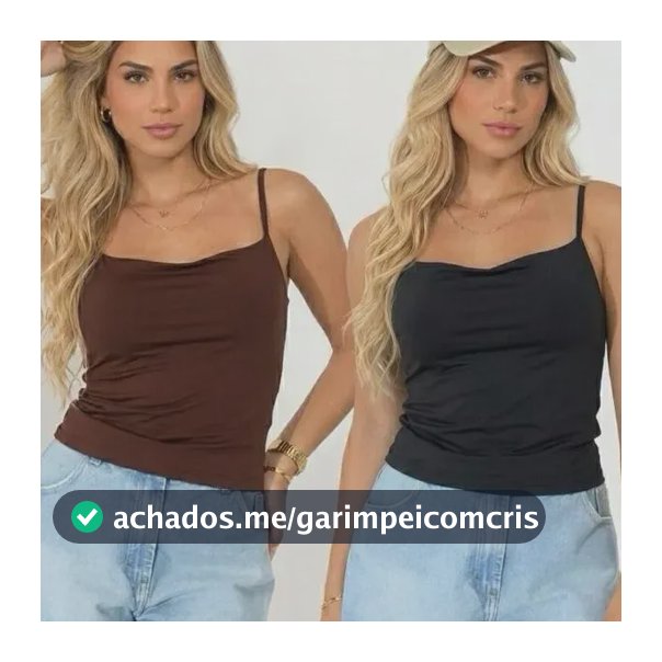 Kit 3 Regata Feminina Forrada Alcinha Premium Ou Kit 2 Peça 1 Marrom - 1 Preto M (38 A 40)