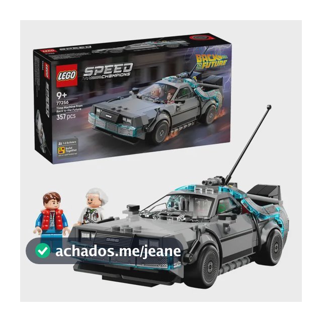Lego 77256 Máquina Do Tempo De Volta Para O Futuro 357 Pcs