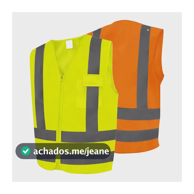 Colete Refletivo Reflexivo Fluorescente Epi Transito Oferta