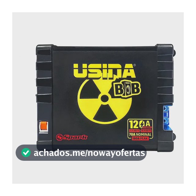 Fonte Usina BOB 120A Para Caixa de Som Automotiva Bivolt 1500W