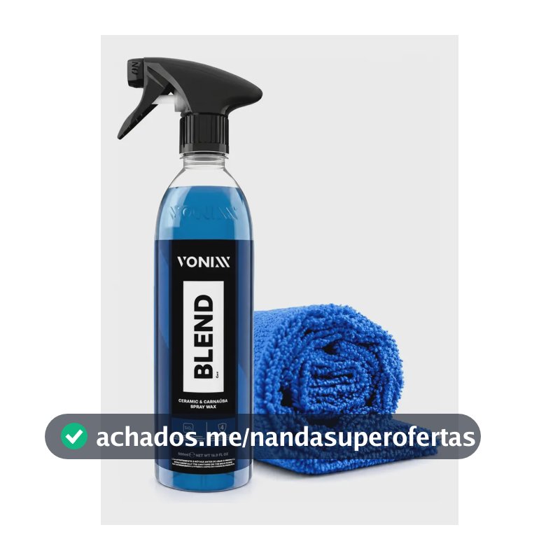 Vonixx Blend 500ml Proteção E Brilho E Flanela Microfibra