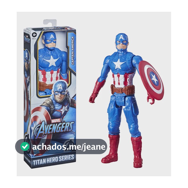 Boneco Capitão América Marvel Avengers E7877 30 Cm Hasbro