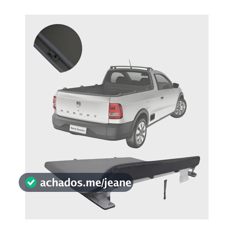 Capota Maritima Saveiro Com Ganchos Cabine Simples Premium Preto