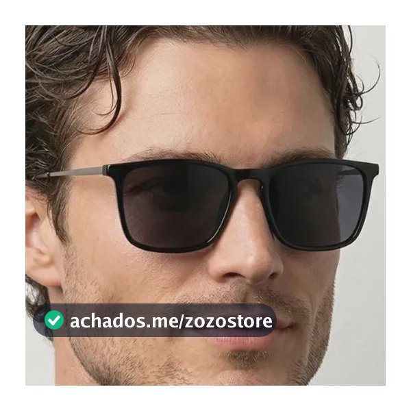 Óculos Escuro Retangular Unissex Uv400 Frete Gratis