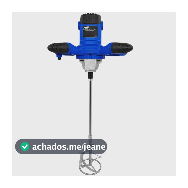Misturador Batedor Elétrico Argamassa Tinta Gesso 1050w - K2