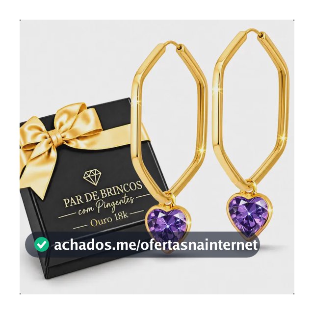 Brinco De Argola Ouro 18k Com Zircônia 5mm