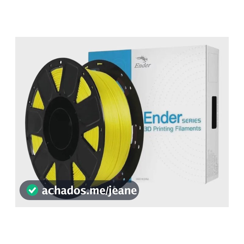 Filamento Creality Ender Pla 1.75mm 1kg Cor Amarelo