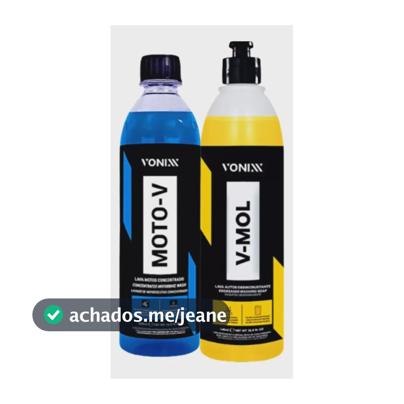 Shampoo Desengraxante Lavagem Moto-v + V-mol Vonixx 500ml