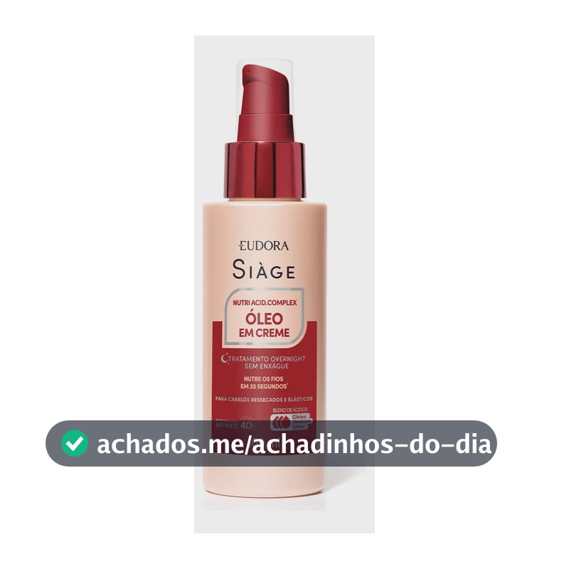 Eudora Siàge Nutri Acid.complex Óleo Em Creme 100ml