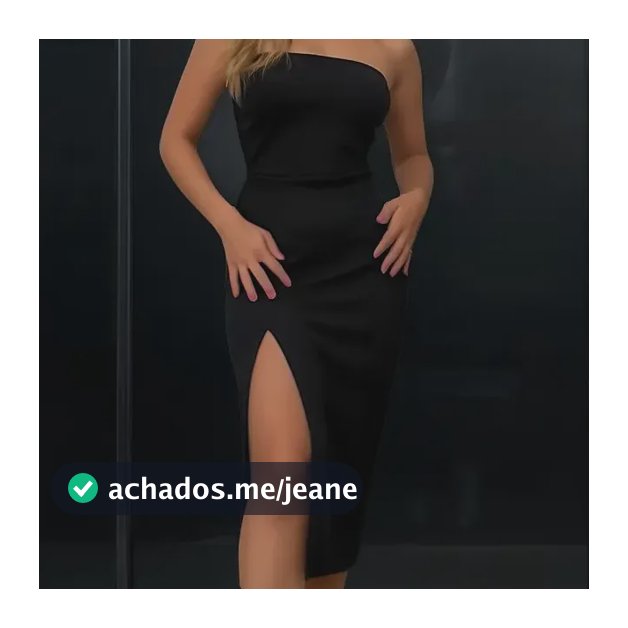 Vestido Feminino Tomara Que Cai Fenda Perna Anarruga R 041