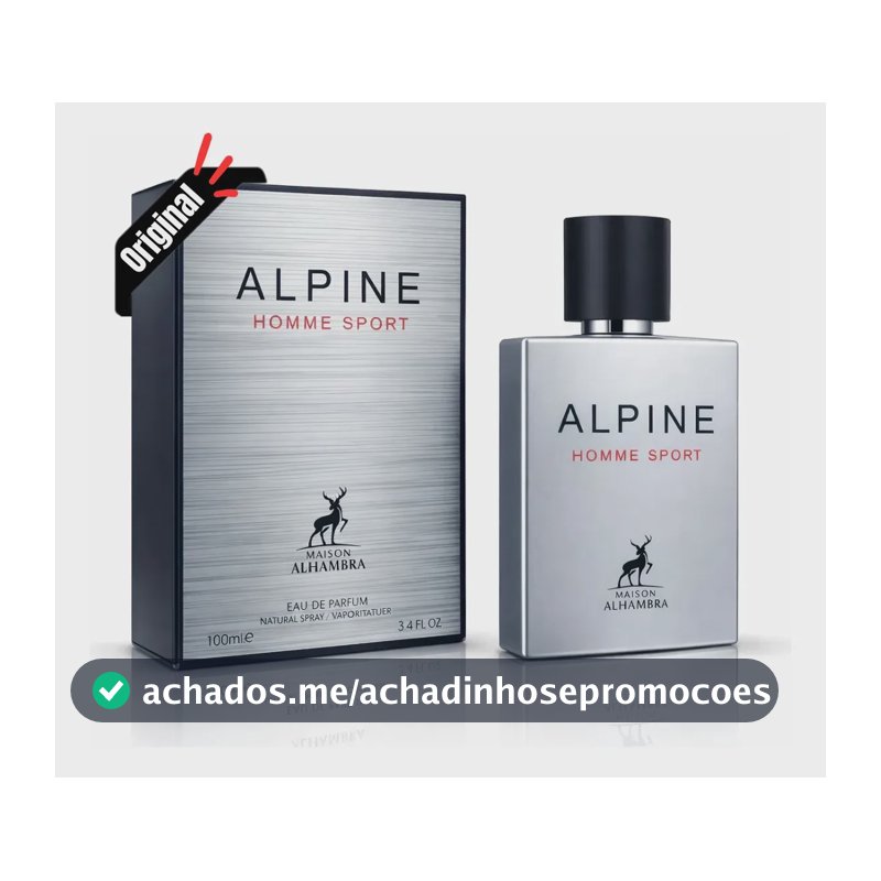 Perfume Árabe Alpine Homme Sport Maison Alhambra 100ml Edp Lipx