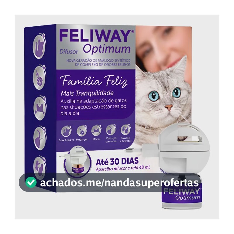 Feliway Optimum Difusor Refil 48ml - Ceva