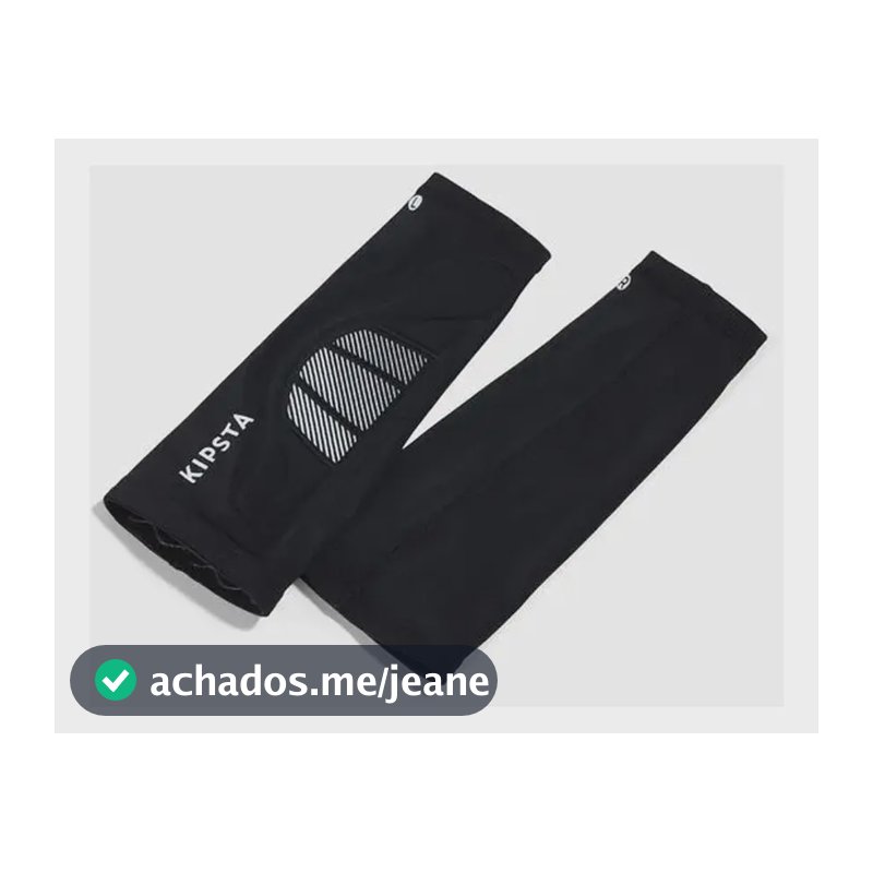 Manguitos De Voleibol V100 Vap Kipsta Cor Preto 2 Tamanho 2