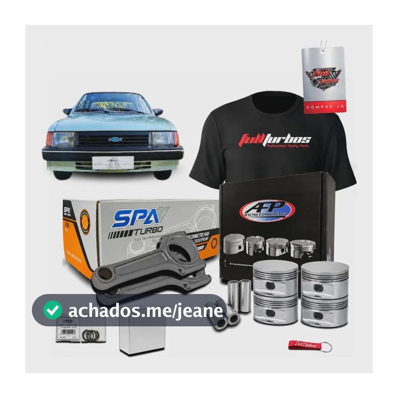 Kit Forjado Chevette Pistao Afp 83,5mm/biela Spa/anéis/pinos