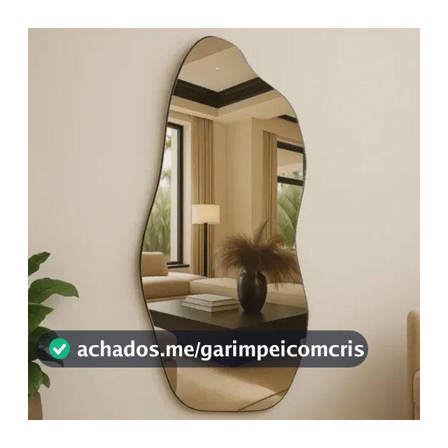 Espelho Corpo Inteiro Organico 90x40 Quarto Pinterest Grande Orgânico - Suporte