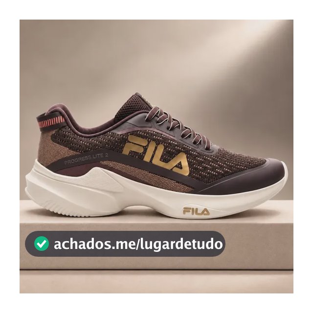 Tênis Fila Progress Lite Feminino Caminhada Oferta Original