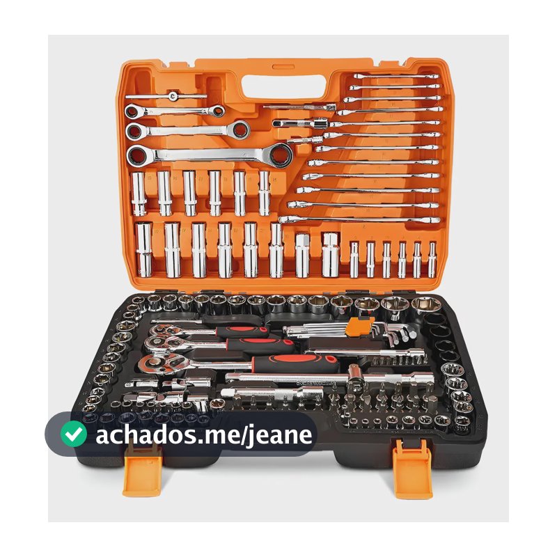 Chave De Soquete Para Reparo De Automóveis 151 Conjuntos 72t Cor Silver