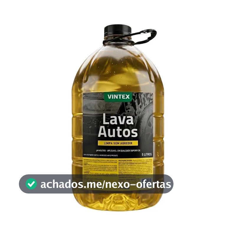 Lava Autos Vintex Vonixx 5l Shampoo Automotivo Ph Neutro