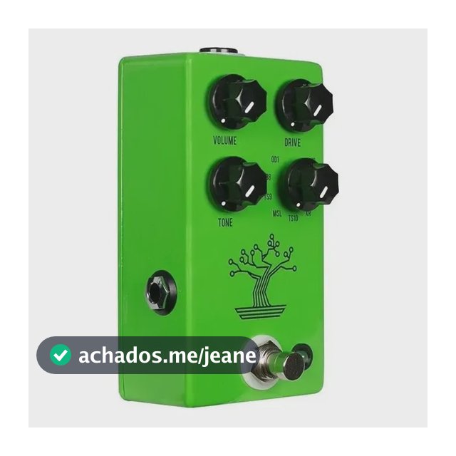 Pedal Overdrive Jhs The Bonsai Screamer Verde Guitarra Elétrica
