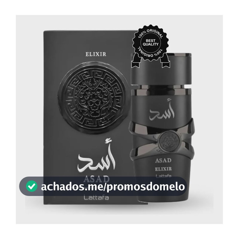 Perfume Asad Elixir Lataffa Arabe 100ml Eau De Parfum