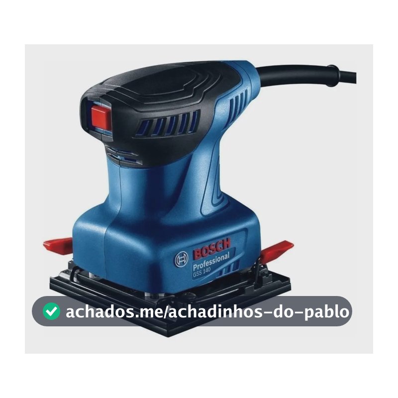 Lixadeira Profissional Orbital Bosch Professional Gss 140 Azul 127v