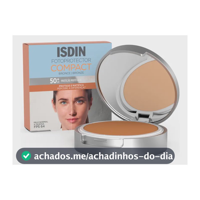 ISDIN Protetor Solar Compacto Bronze FPS 50 - 10g