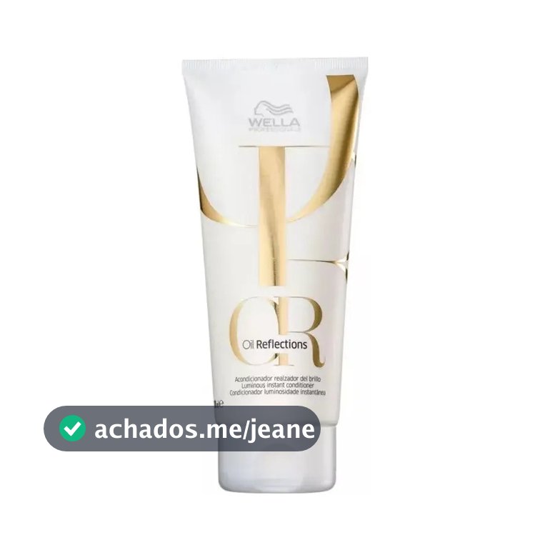 Condicionador Wella Oil Reflections 200ml Brilho e Maciez