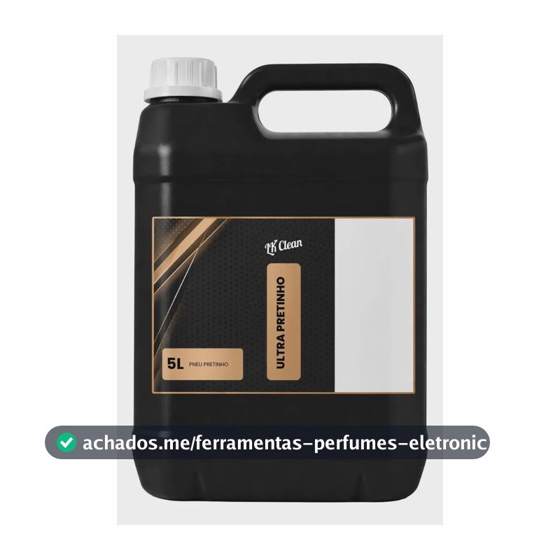 Baba De Camelo Pretinho 5 Litros Renovador Pneu Alto Brilho Tipo Baba De Camelo