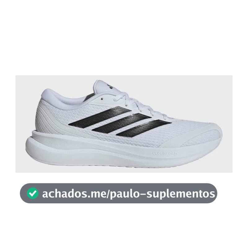 Tênis De Corrida Masculino Runfalcon 6 Cloudfoam adidas Branco Liso 42 Br