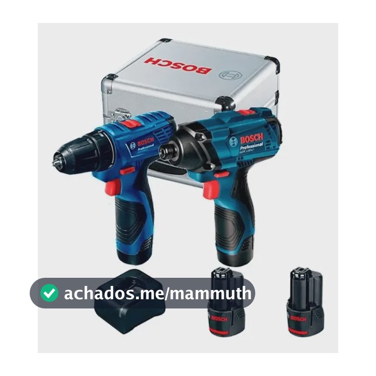 Kit Bosch Parafusadeira E Chave Impacto Gsr120-li + Gdr120-l