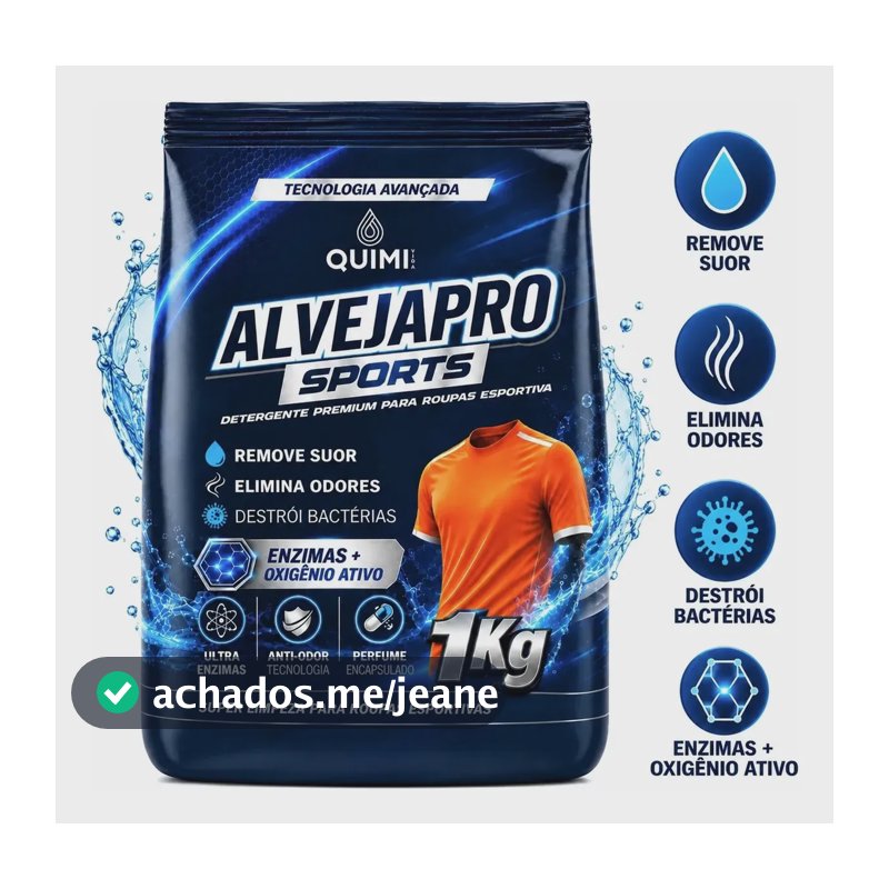 Percarbonato De Sódio Alvejapro Sports Tira Suor E Odor 1kg