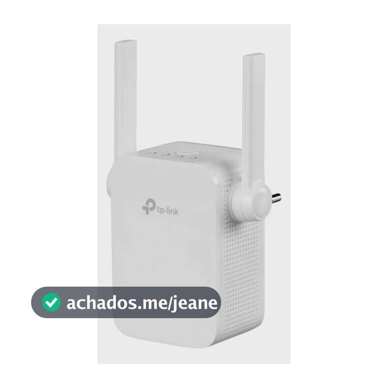 Repetidor Extensor De Sinal Sem Fio Tp Link Wa 855re 300mbps Cor Azul-claro
